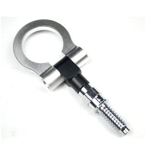 Autocollants de crochet de remorque en forme de voiture Simulateurs de course Crochets de remorquage avec remorques pivotantes Décorations de modification de voiture arrière - Product Image 4