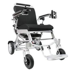 Customized Logo Disabled Lightweight Foldable Electric Wheelchair