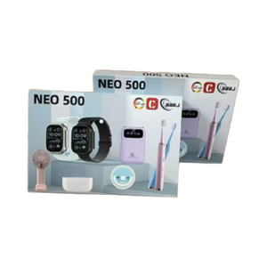 Neo 500 thông minh đồng hồ cho BT cuộc gọi nhỏ Fan 5000mAh không dây sạc vuông Silicone bàn chải đánh răng điện điền vào ánh sáng smartwatches - Product Image 4