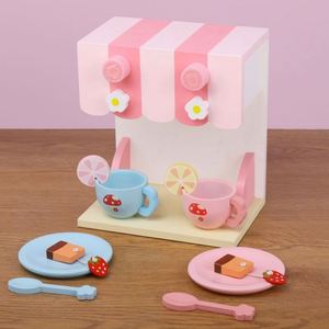 Cadeaux d'anniversaire pour filles et garçons de 3, 4 et 5 ans, accessoires de machine à café en bois pour enfants, jeu d'imitation - Product Image 2