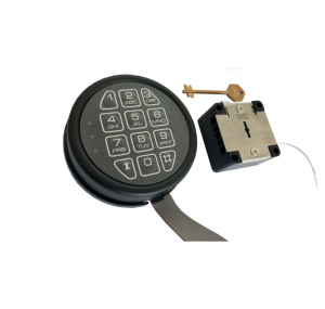 Nuevos tipos con cerradura de emergencia LS-019 diferentes configuraciones redondo de la Lámpara electrónica de cerradura de combinación con cifrado para caja - Product Image 2