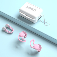 Ensemble de bouchons d'oreilles et pince-nez de natation en silicone étanche anti-étouffement, confortable et économique pour le surf et la plongée