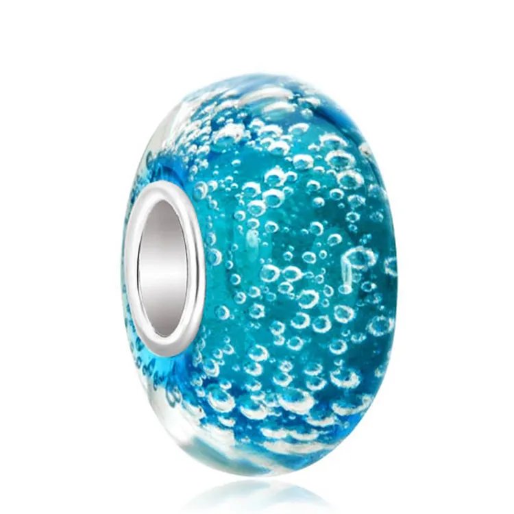 Charms Jewellery Murano Glass Bead 925 Sterling Silver