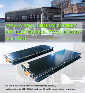 ระบบแบตเตอรี่แรงดันสูง CTS 666V 240Ah 160kWh สำหรับรถบัสในเมือง รถบรรทุกหนัก ราคาโรงงาน - Product Image 1