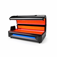 Lit de luminothérapie SUNGLOR SGTBH6 à haute puissance de cinq mille watts avec lumière rouge, offre un contrôle sans fil par tablette pour les salons