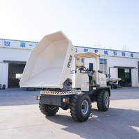 3-Tonnen-4x4-Offroad-Mini-Dumper mit Schwenkschaufel, Baustellenlader, Knickgelenk-Radlader, Motorgetriebe 37 kW für Baustellen