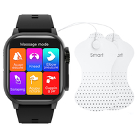 Nuevo Reloj Inteligente con Función de Masaje, Pantalla Táctil, Monitorización del Sueño, Frecuencia Cardíaca, Presión Arterial, ECG, Salud, GPS, Caja de Aleación, Recordatorio de Clima y Noticias