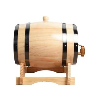 Custom Natural Wood Oak Wooden <strong>Barrel</strong> Vintage Brown Red Decor Display Wine <strong>Whiskey</strong> <strong>Barrel</strong> Storage with Stand for Bar <strong>Table</strong> - Product Image 6