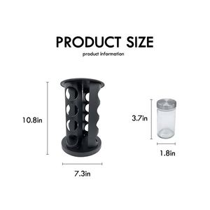 Estante Giratorio para Especias de Cocina, Divertido Dispensador de Sal y Pimienta, Frascos Giratorios para Especias - Product Image 6