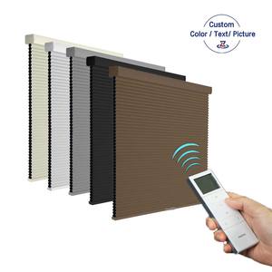 نوافذ فرنسية ذكية عالية الجودة سهلة التركيب ديكور منزلي يومي تصميم داخلي ستائر ظلال نحل آلية - Product Image 3