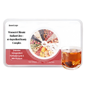 Té Herbal <span class=keywords><strong>de</strong></span> Ginseng y Rosa Natural Ternavia, el Brillo Radiante Definitivo para Mujeres, 180g, 12g*15 Bolsitas <span class=keywords><strong>de</strong></span> Té Premium con Complejo <span class=keywords><strong>de</strong></span> 16 Ingredientes - Product Image 1