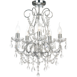 Mini Modern Crystal Candle Chandeliers Lighting Fixture <b>Dining</b> Room Acrylic Droplets Flush Mount Rain Drop Pendant Ceiling <b>Light</b> - Product Image 1