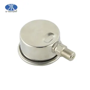 Medidor de pressão portátil popular do gás do óleo líquido com conexão inferior 1/4 "NPT para o tratamento da água - Product Image 2