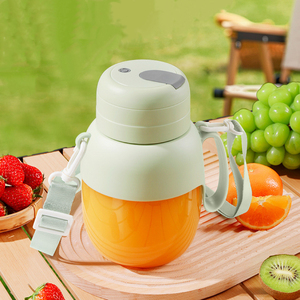 Bouteille de sport double couvercle sans fil portable grande capacité pour jus de fruits, vente en gros - Product Image 6