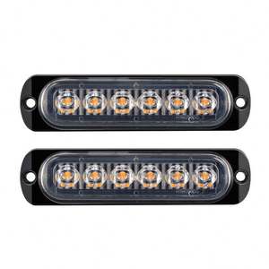Luce stroboscopica di emergenza a 6 Led per luce stroboscopica <span class=keywords><strong>lampeggiante</strong></span> per auto per camion lampada ambra rosso <span class=keywords><strong>blu</strong></span> bianco semaforo - Product Image 1