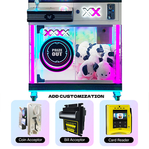 Slim dễ thương Claw Máy customizeae bóng thú nhồi bông 8inch Đồng tiền hoạt động đồ chơi clip giải thưởng Quà Tặng cần cẩu Claw máy sang trọng - Product Image 3