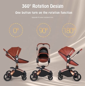 <span class=keywords><strong>Poussette</strong></span> bébé 3 en 1 2025, cadre en alliage d'aluminium à 360 degrés, pliable, facile à plier, <span class=keywords><strong>poussette</strong></span> portable pour bébé - Product Image 5