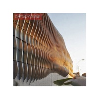 3 D Isolation Thermique Panneau Mural En Aluminium En Métal Bande Baffle Mur Panneau De Clôture Pop Salle Home Office Boutique panneau Mural Décoratif