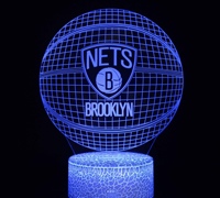 Lampe de nuit USB SMART de l'équipe de basket-ball NFL Pittsburgh Steelers
