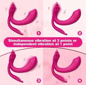 Triple Stimulation Télécommande Portable Anal Vaginal Clitoris Produit de Planning Familial <span class=keywords><strong>Test</strong></span> de Grossesse - Product Image 4