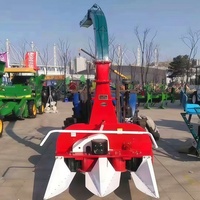 Moissonneuse de maïs ensilé à double rangée à fixation frontale pour tracteur, haute productivité, largeur de coupe 1400 mm, compatible tracteurs 55-80 CV
