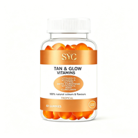 Gummies de Soutien au Bronzage Naturel OEM avec Bêta-Carotène, Lutéine et Zinc pour un Éclat Sans Soleil - 60 Gummies/Flacon - Vente en Gros Marque Privée