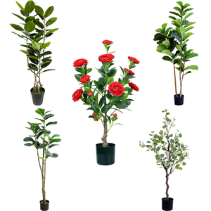 <span class=keywords><strong>Ficus</strong></span> Lyrata Tree การจัดสวน,ของตกแต่งบ้านสไตล์นอร์ดิกต้นไม้จำลองมาซิมินาของตกแต่งบ้านจำลอง - Product Image 6