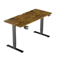 Table basse en métal unique de bureau debout réglable en hauteur électrique moderne du milieu du siècle pour l'usage de bureau