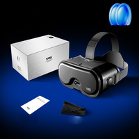 VRG Q8 Headset VR Terintegrasi dengan Kacamata Gaming 3D Realitas Virtual dan AR untuk Smartphone - Standar