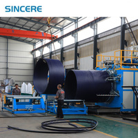 HDPE-Kunststoff-Spiralhohlrohrmaschine mit Schraubenmotor & Getriebe - Hochautomatisierte Wickelmaschine