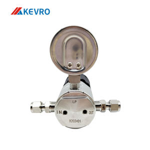 Régulateur de gaz série W 3000 psi en acier inoxydable 316 avec jauges 1/4 "NPT femelle pour bouteilles de gaz de laboratoire - Product Image 4