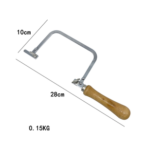 Scie de bijoutier réglable Scie <span class=keywords><strong>à</strong></span> <span class=keywords><strong>main</strong></span> <span class=keywords><strong>à</strong></span> cadre en forme de U CT030 pour <span class=keywords><strong>la</strong></span> coupe de précision dans le travail du bois et des métaux - Product Image 6