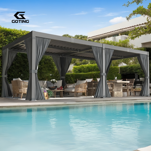 Moderno Pergola Pergola Pergola esterno motorizzato esterno telaio Pergola Gazebo - Product Image 3