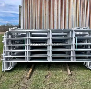 Paneles de valla de patio de corral de ovejas de ganado de metal galvanizado en caliente fáciles de instalar para enrejado y puertas - Product Image 6
