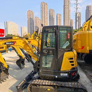 Prix d'usine, excavatrice sur chenilles SANY 35U neuve d'origine, marque chinoise SANY, mini-excavatrice de 3,5 tonnes en stock, vente à prix réduit - Product Image 2