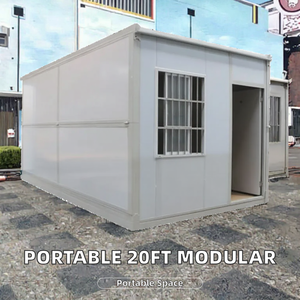 Casa Contenedor Portátil Plegable, Ahorra Espacio, Insonorizada, Transpirable, Panel Sándwich, Casas Contenedor Prefabricadas Móviles para Dormitorio - Product Image 1
