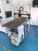 Nettoyeur plasma atmosphérique à convoyeur, machine de traitement de surface au plasma à jet direct rotatif pour PP, PE, métal