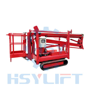 Trung Quốc Nhà Máy bán hàng trực tiếp Cherry <span class=keywords><strong>picker</strong></span> thủy lực Crawler Spider Telescopic Boom Lift - Product Image 2