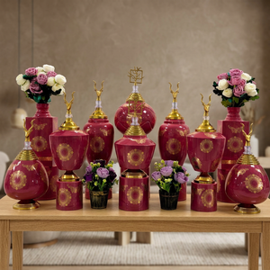 Frascos Decorativos de Lujo para Mesas de Recepción de Bodas, Decoración de Vestíbulos de Hotel, Salones de Banquetes y Exhibiciones Elegantes para Eventos - Product Image 1