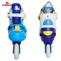 Patins à roulettes pour enfants MZS805 avec roulements ABEC-7, roues en PU de 64/72/76 mm, châssis en aluminium deux pièces, frein TPR - Patins durables