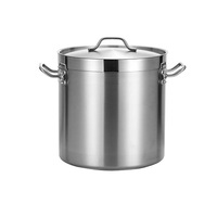 Grand équipement de restauration Commercial en acier inoxydable, cuiseur à Induction, ensemble de marmite de cuisine électrique, marmites à soupe et à bouillon
