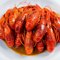 Écrevisses entières précuites surgelées Saveur originale juteuse naturelle Homard d'eau douce sans additifs