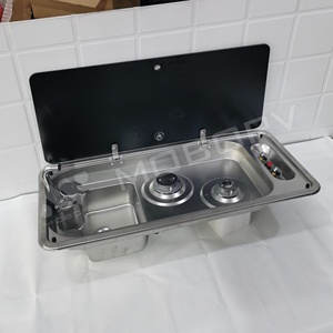 2025 MOBORV <span class=keywords><strong>Camper</strong></span> Van Kit de conversión Combo de <span class=keywords><strong>horno</strong></span> y fregadero de <span class=keywords><strong>gas</strong></span> Doble - Product Image 1