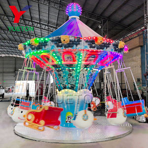 Productos para Parques de Atracciones, Columpio Giratorio de Lujo, Sillas Voladoras, Mundo de Hielo, Máquina de Sillas Voladoras con Diseño de Muñeco de Nieve - Product Image 2