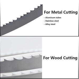 Hoja de sierra de cinta bimetálica para cortar madera y metal, de alta eficiencia y larga duración, ideal para talleres, metalurgia y carpintería - Product Image 2
