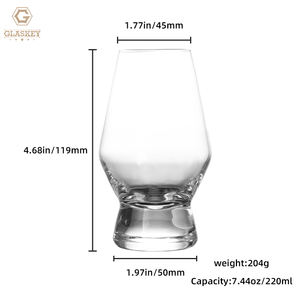 220ml Whisky Snifter Scotch Verres Cristal Brandy Verres <span class=keywords><strong>Tulipe</strong></span> Vin <span class=keywords><strong>Cognac</strong></span> <span class=keywords><strong>Verre</strong></span> Whisky Nez <span class=keywords><strong>Verre</strong></span> - Product Image 2