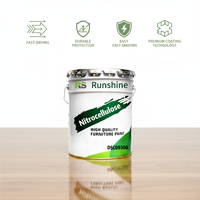Revêtements de laque transparente à base de nitrocellulose pour meubles en bois, brillance excellente, séchage rapide, finition protectrice durable