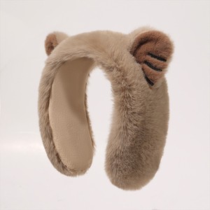 Cache-oreilles en polaire mignons à oreilles d'ours de dessin animé, anti-froid pour l'automne et l'hiver, avec pinces à cheveux et couvre-oreilles duveteux - Product Image 5