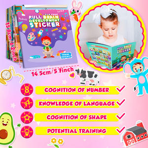 Nouveau <span class=keywords><strong>livre</strong></span> de papier éducation précoce 0 à 3 à 6 ans bébé puzzle dessin animé dessin animé jouet autocollant <span class=keywords><strong>livre</strong></span> bricolage - Product Image 6