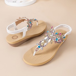 Elegant Black Suede Pointed Toe Heeled <b>Sandals</b> With Rhinestone Decoration Low Block Heel Slip-On Women's Shoes - Product Image 1